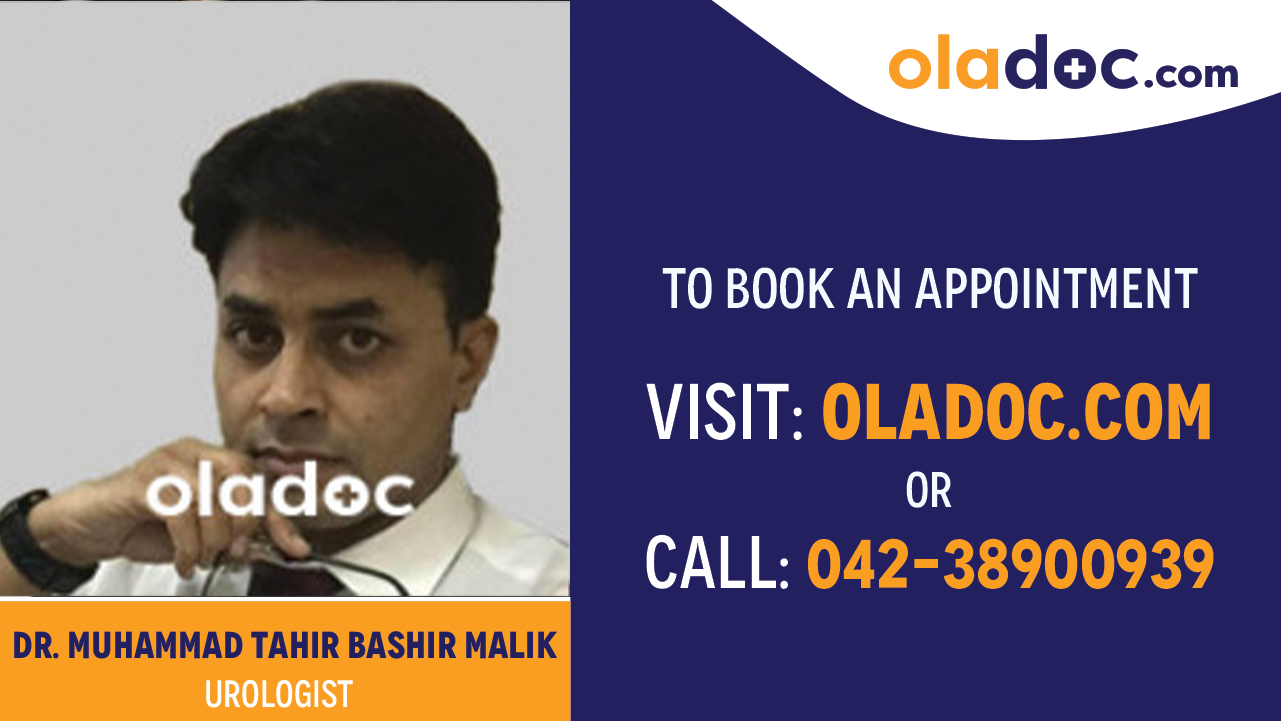 Book appointment with  Dr. Muhammad Tahir Bashir Malik-best Urologist Faisalabad